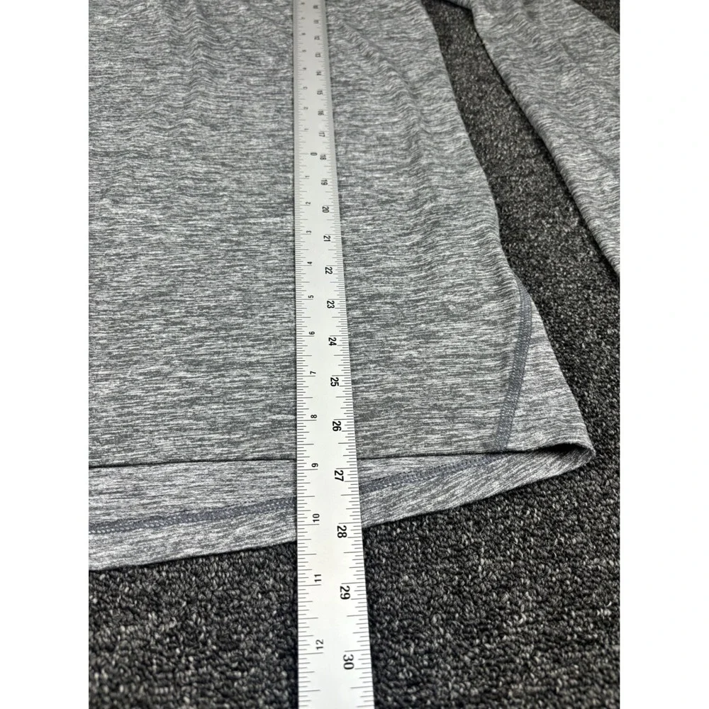 Nike Running Dri-FIT Mens Medium‎ Gray Heather 1/4 Zip Lacrosse Pullover Top